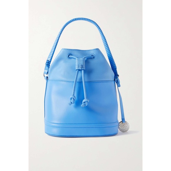 STAUD Handbags - Staud Agnes Bucket Bag in Azure Blue